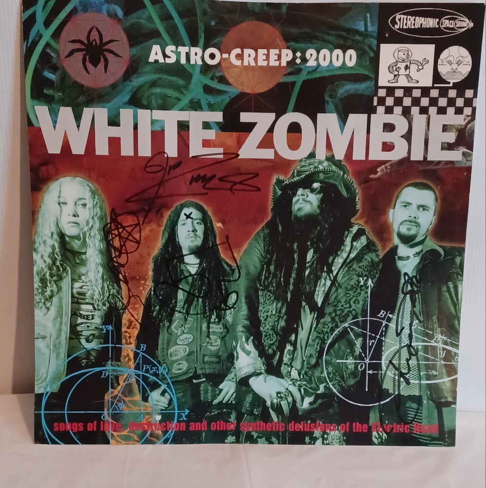 White Zombie Astro-Creep:2000 Autographed Poster
